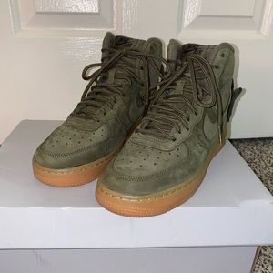 Olive Green Air Force 1 High WB
